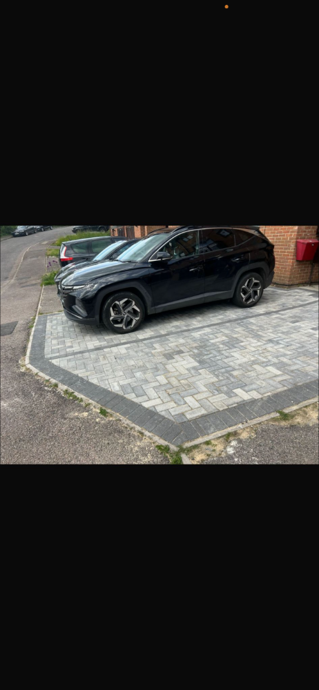 Block paving driveway